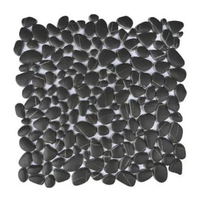 Sahara Noir Pebble - glass tile